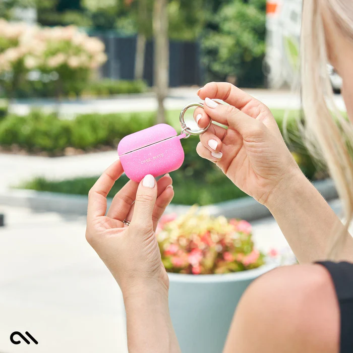 AirPods Pro(第1世代・第2世代)用 シリコンケース ジェリーピンク