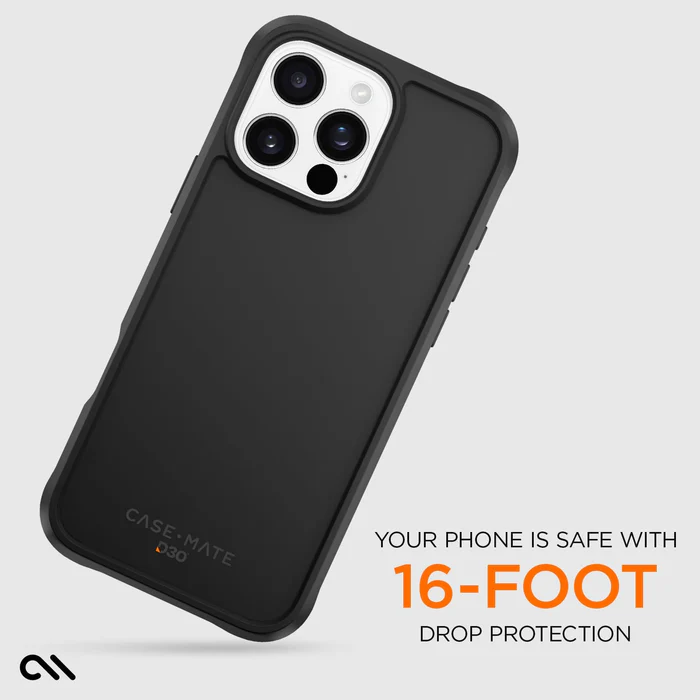 D3Oタフ ブラック MagSafe対応 iPhone 16 Pro Max