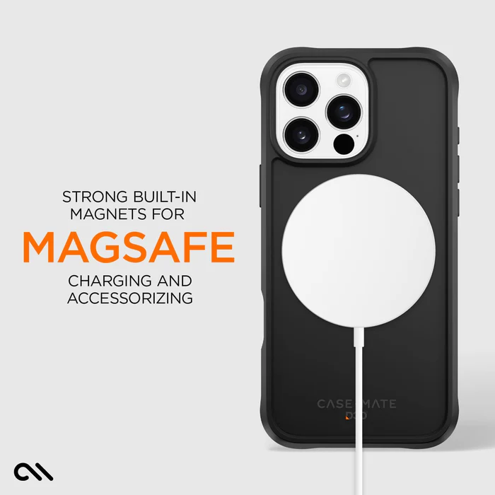 D3Oタフ ブラック MagSafe対応 iPhone 16 Pro Max