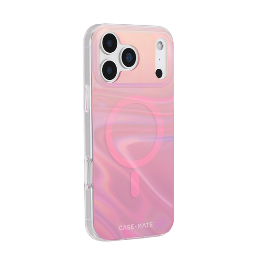 Peach Soap Bubble - iPhone17/17 Pro/17 Pro Max/Air用 ケース MagSafe対応 ピーチ ソープバブル