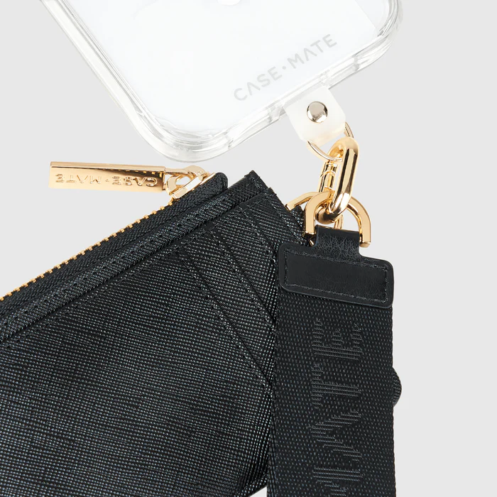 スマホショルダー＆カードケース  [Black]