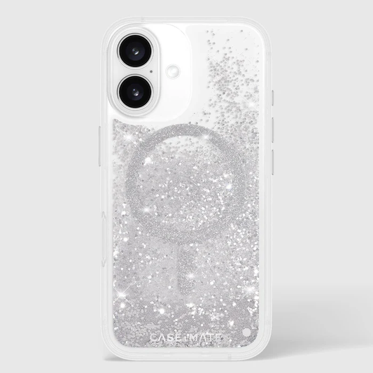 ウォーターフォール シルバー MagSafe対応 iPhone 16 Pro Max/iPhone 16 Pro/ iPhone 16