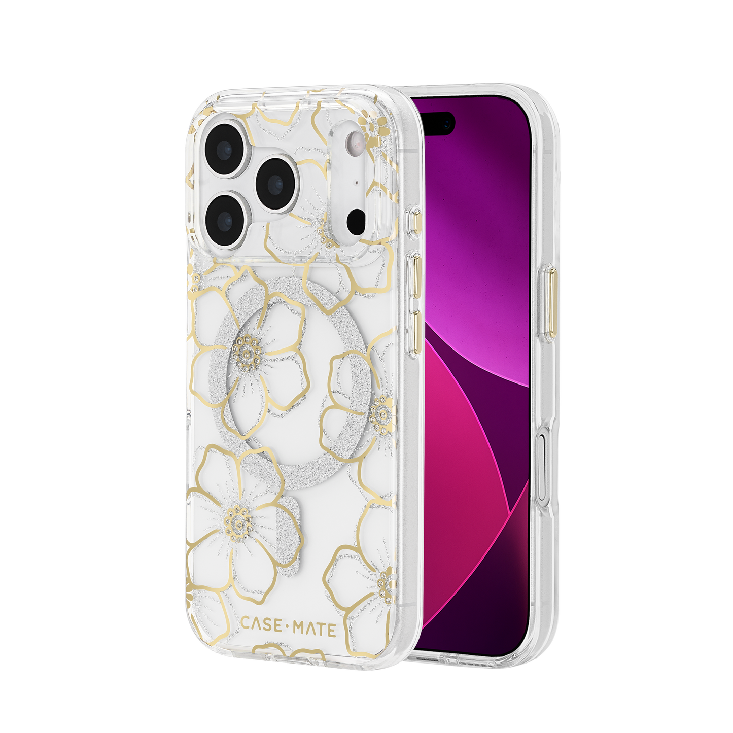 フローラルジェムズ iPhone17 Pro用 ケース MagSafe対応 [CM057300]