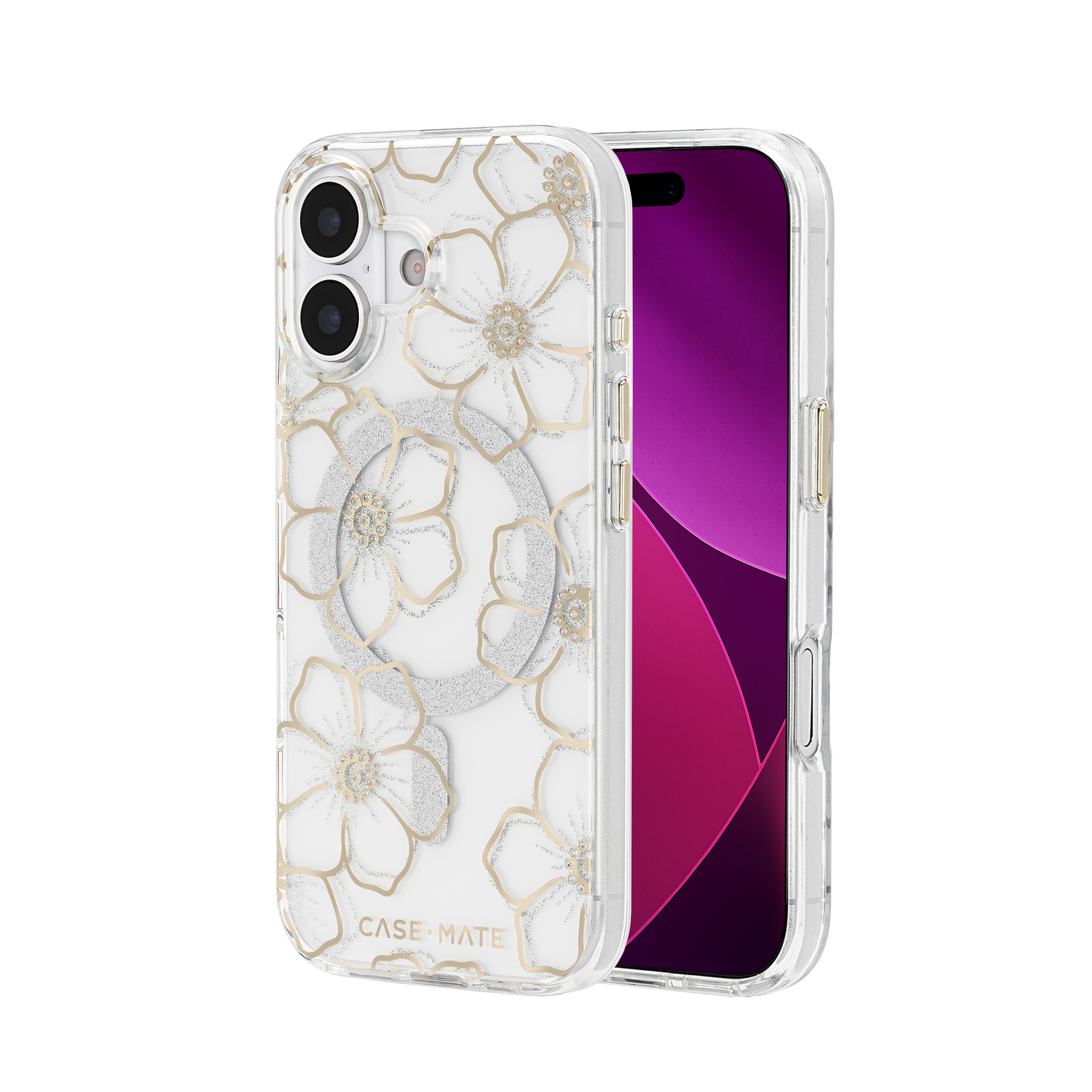 フローラルジェムズ iPhone17用 ケース MagSafe対応 [CM057382]