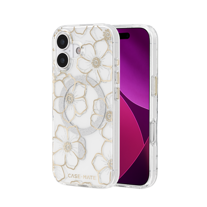 フローラルジェムズ iPhone17用 ケース MagSafe対応 [CM057382]