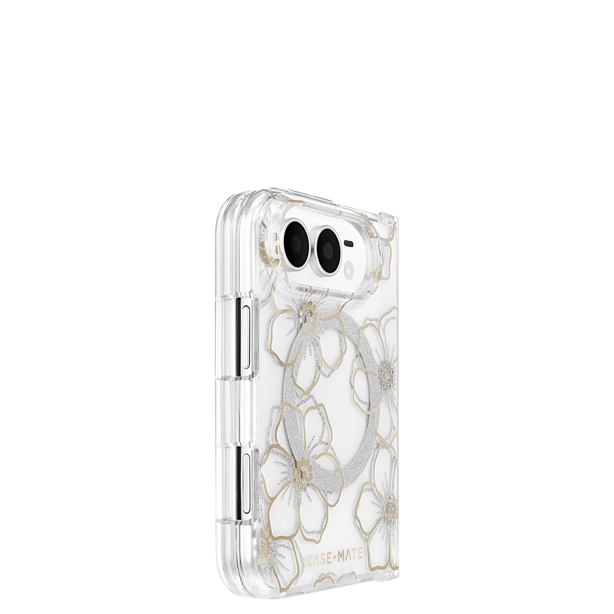 Floral Gems Gold - iPhone Duo用ケース　MagSafe対応　フローラルジェムズゴールド　[CM061216]