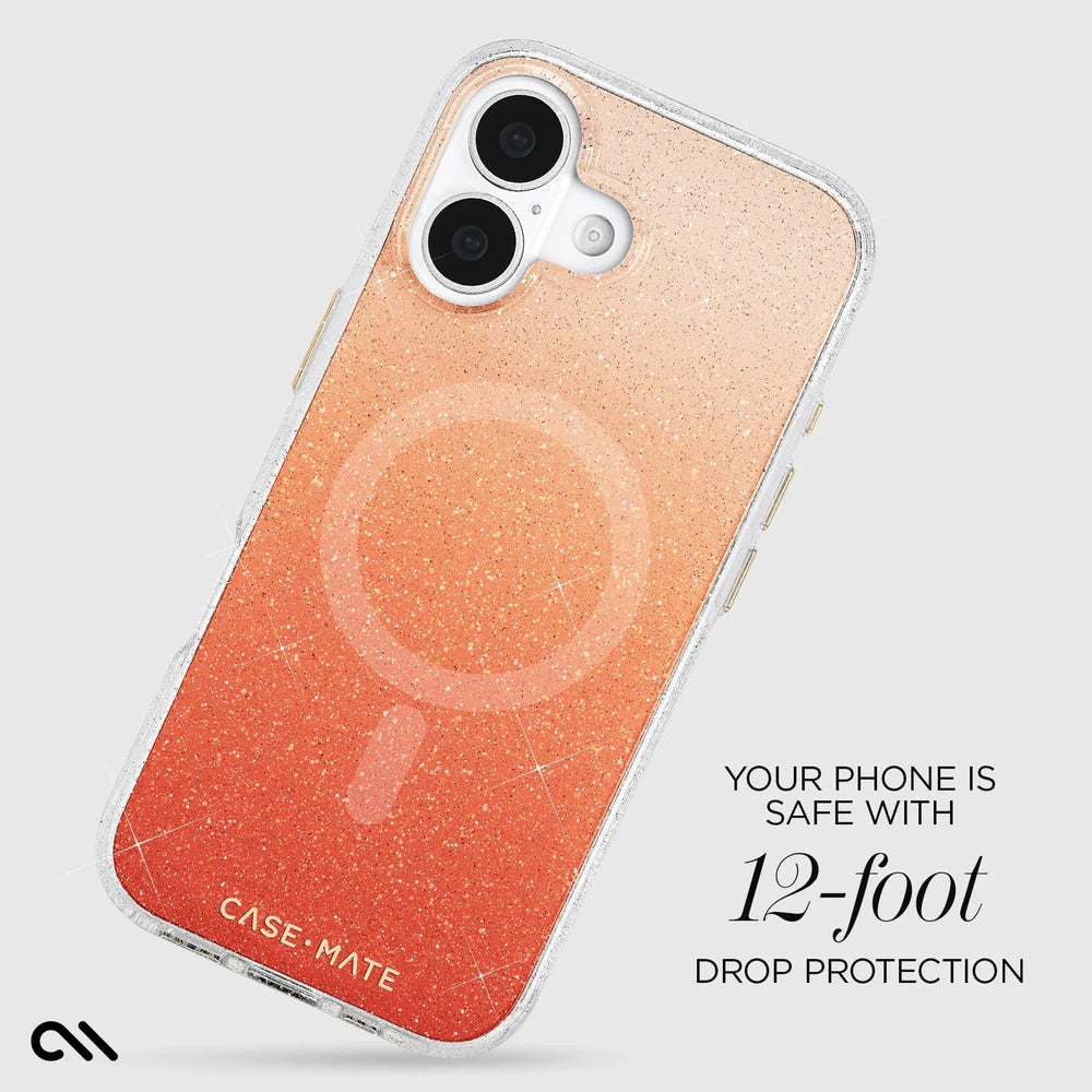 トゥインクル オレンジオンブレ iPhone17用 ケース MagSafe対応 [CM059634]