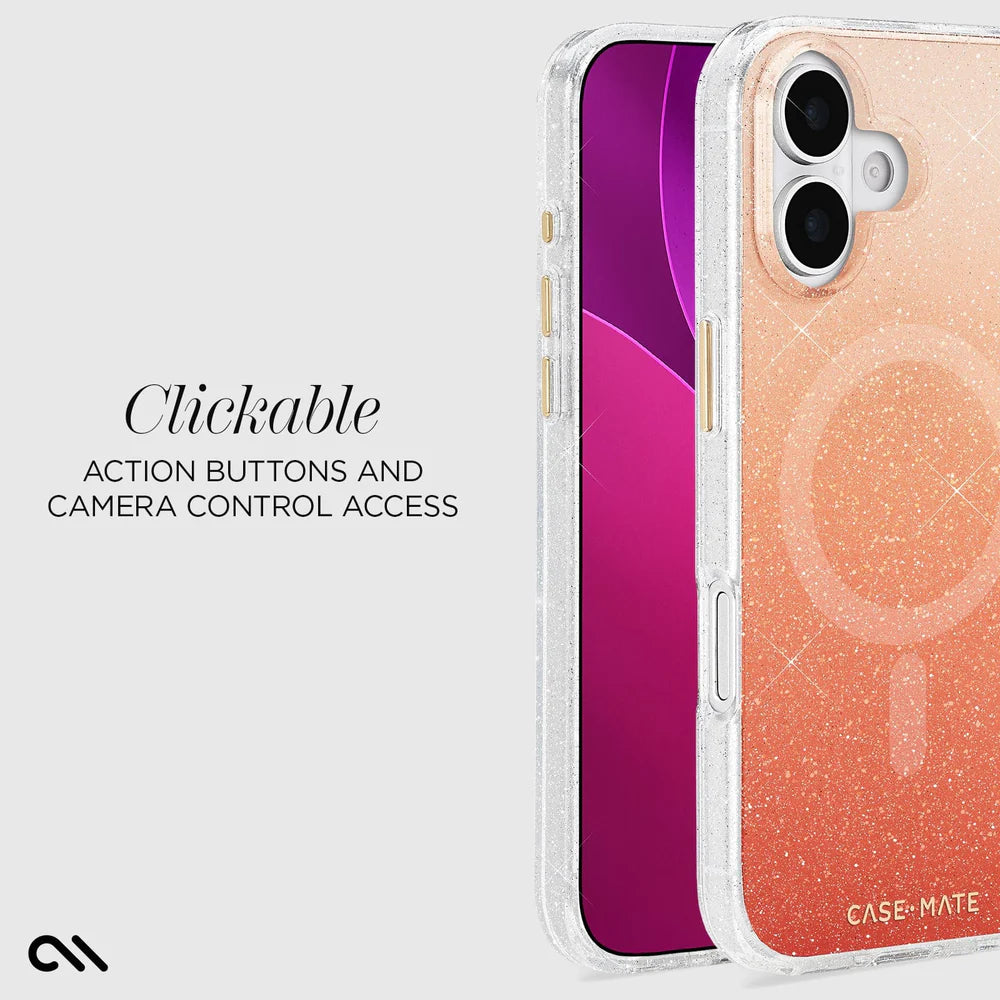 トゥインクル オレンジオンブレ iPhone17用 ケース MagSafe対応 [CM059634]