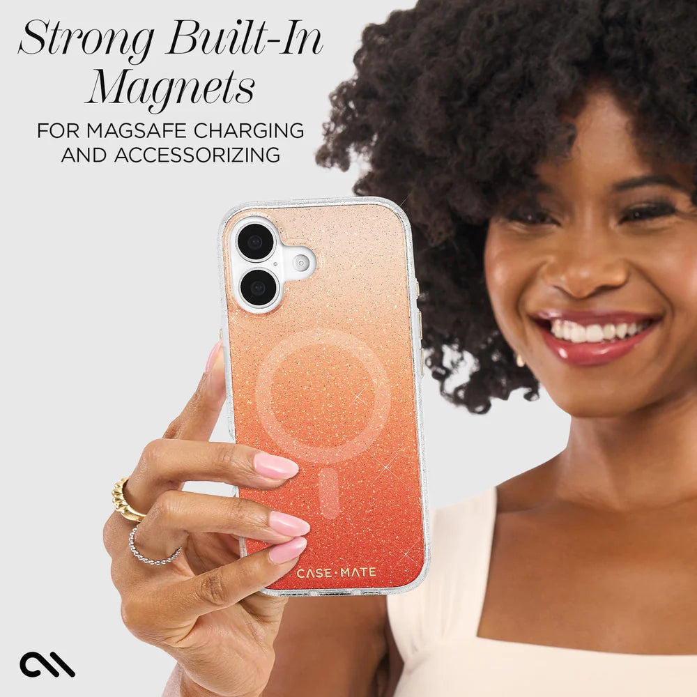 トゥインクル オレンジオンブレ iPhone17用 ケース MagSafe対応 [CM059634]