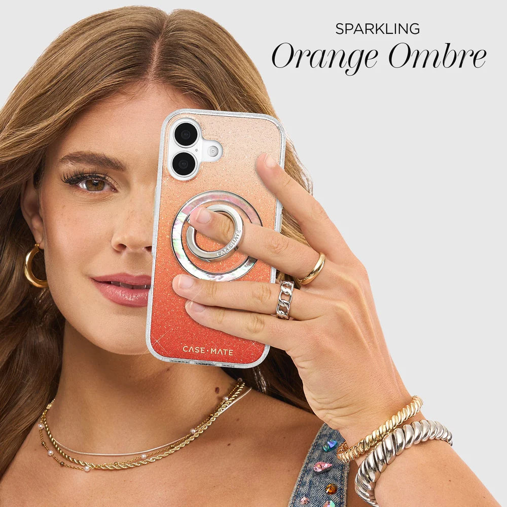トゥインクル オレンジオンブレ iPhone17用 ケース MagSafe対応 [CM059634]