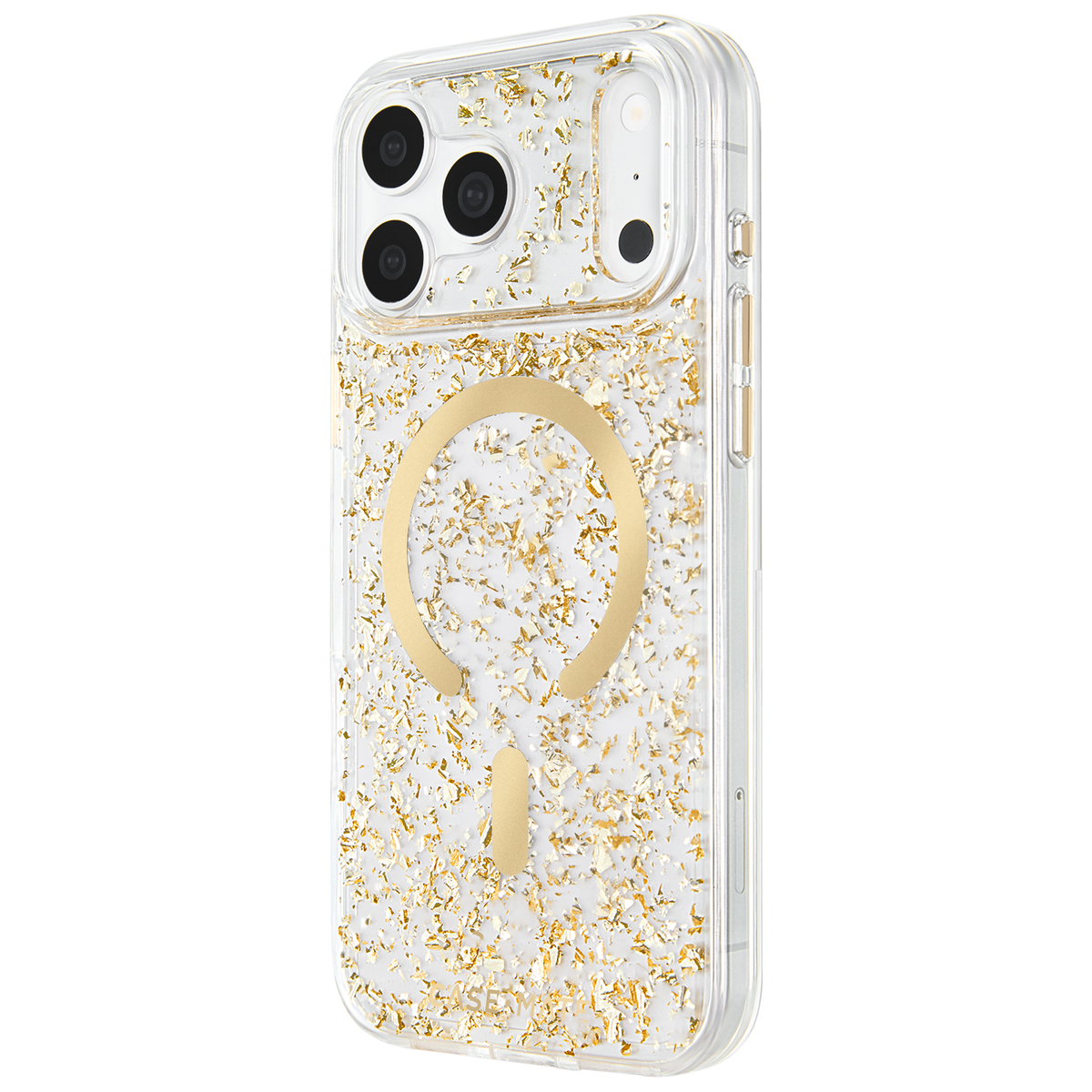 Karat Flakes Gold - iPhone 18 Pro/17 Pro/18 Pro Max/17 Pro Max用ケース　MagSafe対応　カラットフレークゴールド