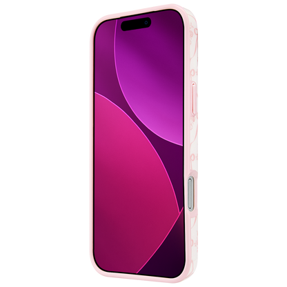 Trellis Bow Ballet Pink - iPhone18 Pro/17 Pro/18 Pro Max/17 Pro Max用ケース　MagSafe対応　トレリスボーバレエピンク