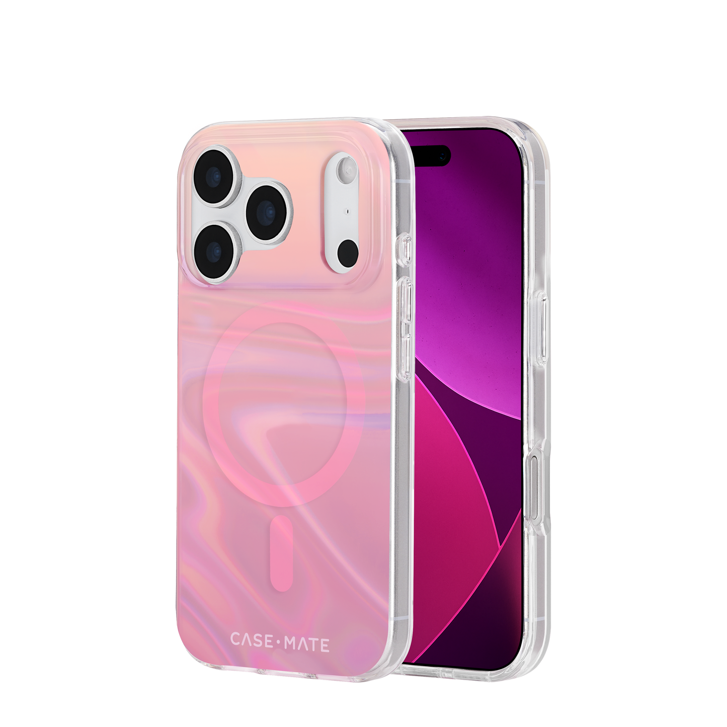 ピーチ ソープバブル iPhone17 Pro用 ケース MagSafe対応 [CM057306]