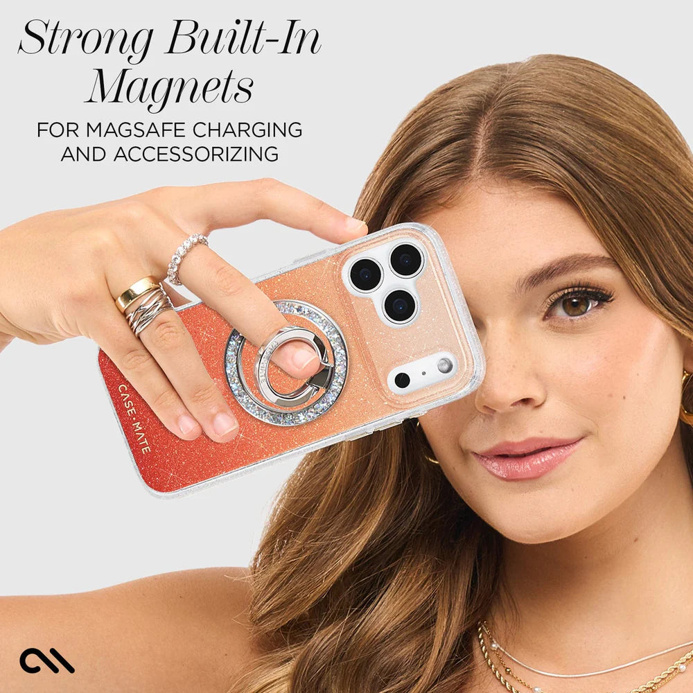 トゥインクル オレンジオンブレ iPhone17 Pro用 ケース MagSafe対応 [CM059638]